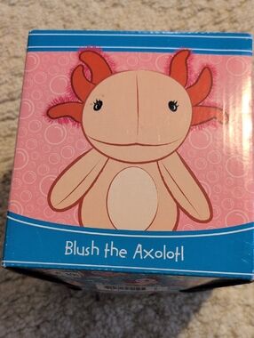 Scentsy Blush Axolotl Bath Buddy - Pink.